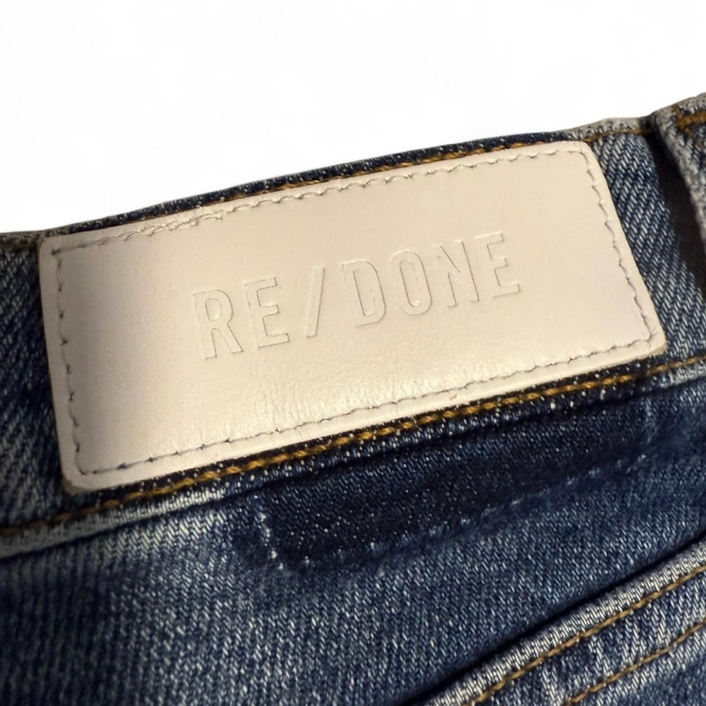RE/DONE original distressed straight Jean size 32